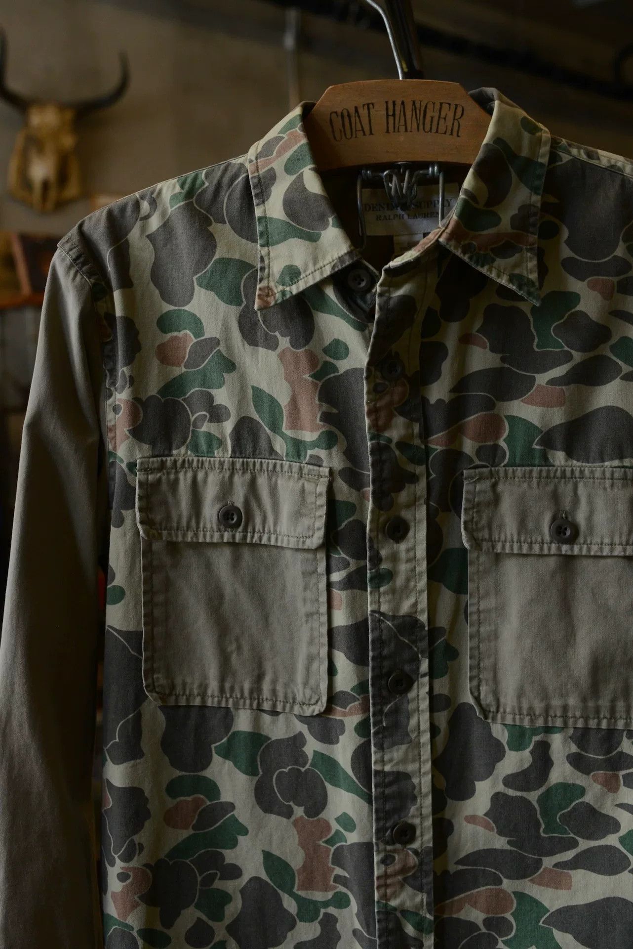Denim & Supply Ralph Lauren RL Denim Supply Camo Double Pocket Shirt Size US S / EU 44-46 / 1 - 2 Thumbnail