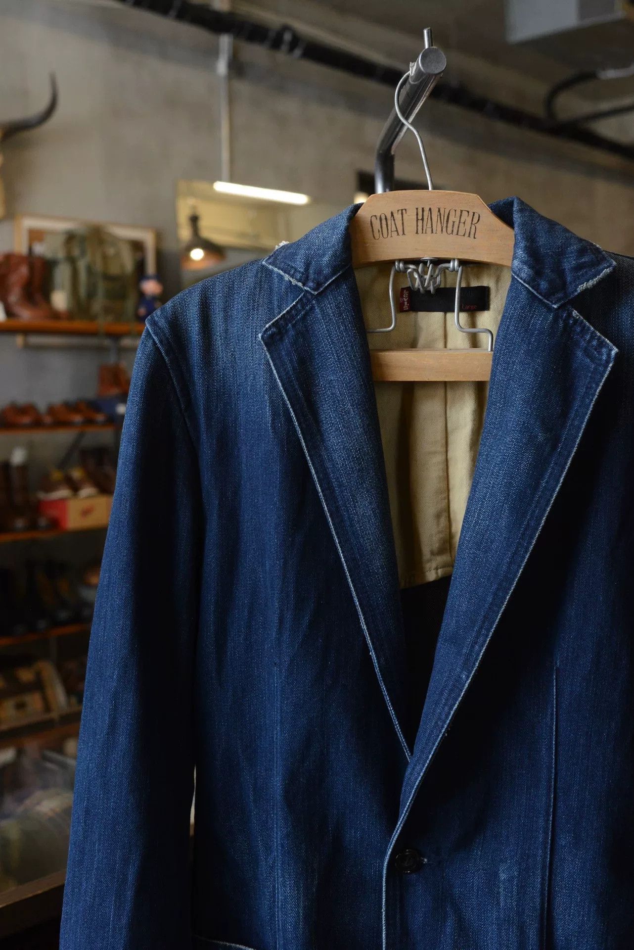 Levi's Levi's Denim Blazer Size L Size US L / EU 52-54 / 3 - 2 Thumbnail