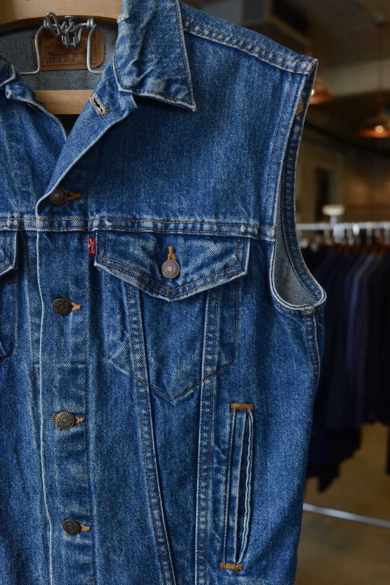 Levi's Levi's 1990s American Denim Vest S Size US S / EU 44-46 / 1 - 3 Thumbnail