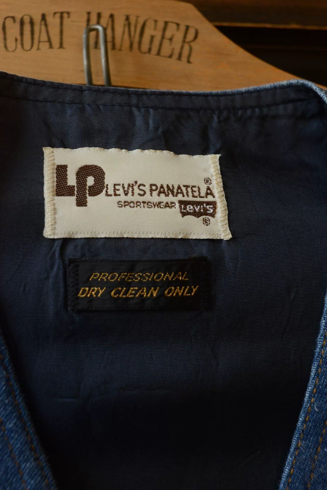 Levi's Vintage Clothing 1970s Levis Panatela Denim Vest Size US S / EU 44-46 / 1 - 9 Thumbnail