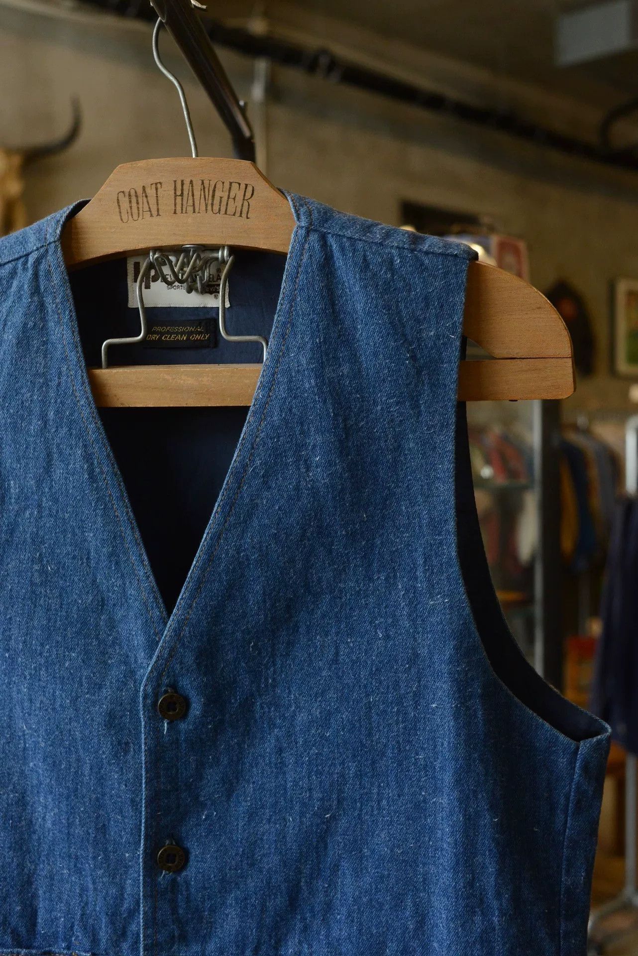 Levi's Vintage Clothing 1970s Levis Panatela Denim Vest Size US S / EU 44-46 / 1 - 2 Thumbnail