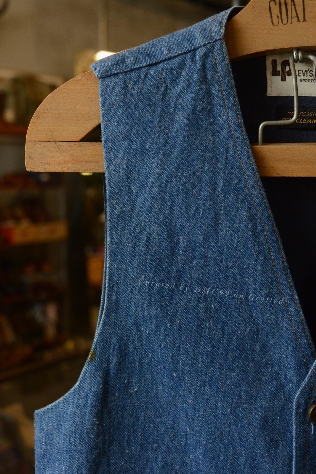 Levi's Vintage Clothing 1970s Levis Panatela Denim Vest Size US S / EU 44-46 / 1 - 5 Thumbnail