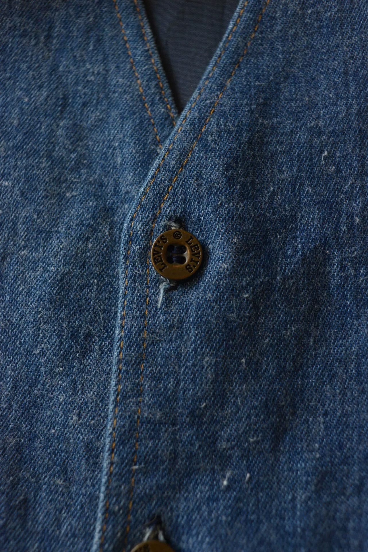 Levi's Vintage Clothing 1970s Levis Panatela Denim Vest Size US S / EU 44-46 / 1 - 8 Thumbnail