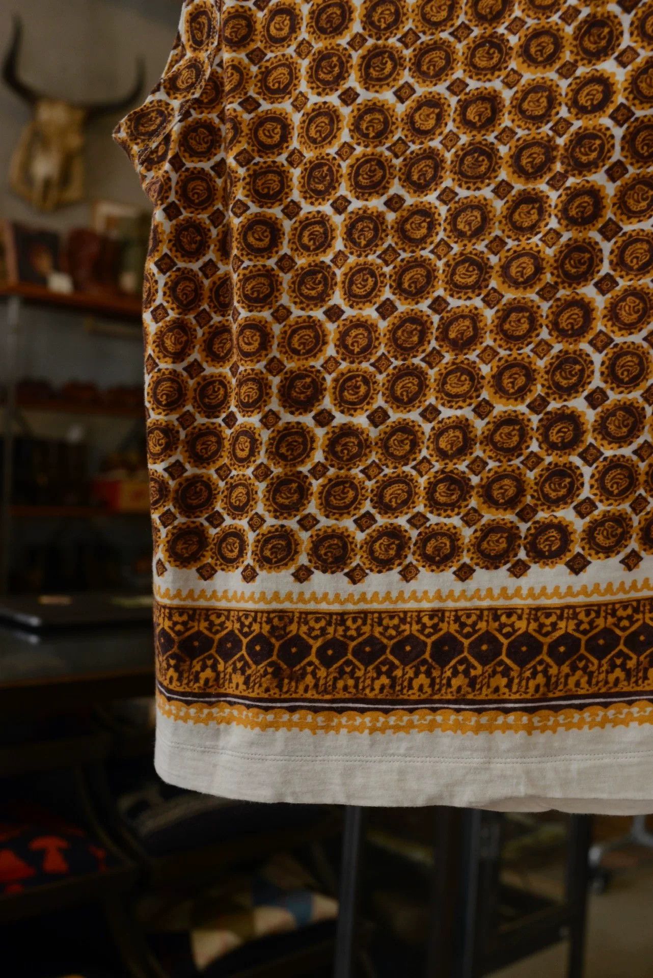 45rpm 45rpm Gold Print Cotton Vest Size M / US 6-8 / IT 42-44 - 4 Thumbnail