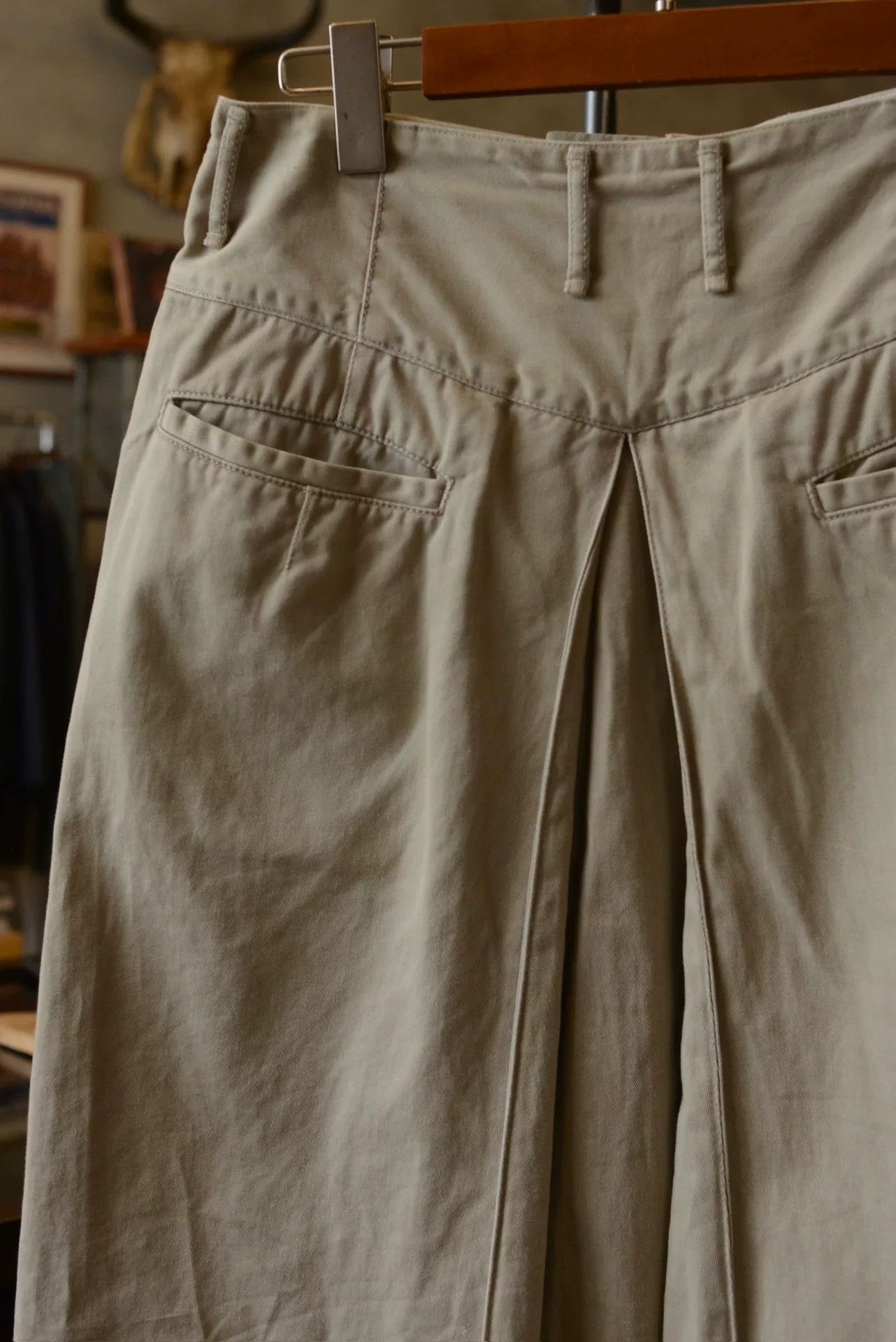 Kapital Kapital Khaki Utility Front Slit Skirt Size 36" / US 14 / IT 50 - 6 Thumbnail