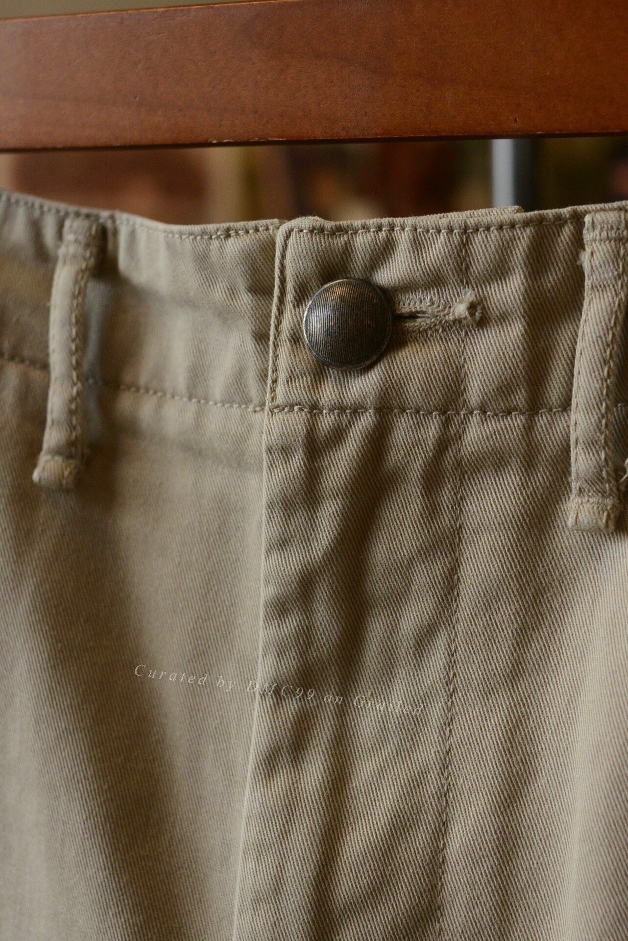 Kapital Kapital Khaki Utility Front Slit Skirt Size 36" / US 14 / IT 50 - 3 Thumbnail