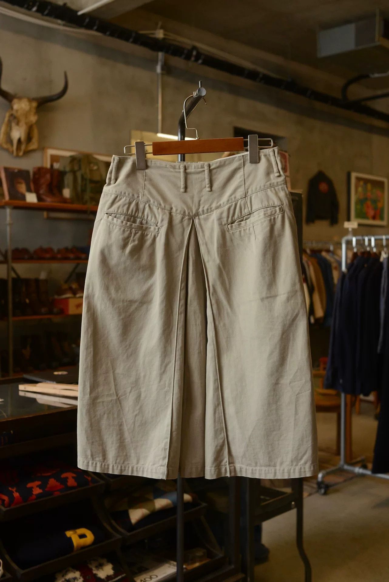 Kapital Kapital Khaki Utility Front Slit Skirt Size 36" / US 14 / IT 50 - 5 Thumbnail