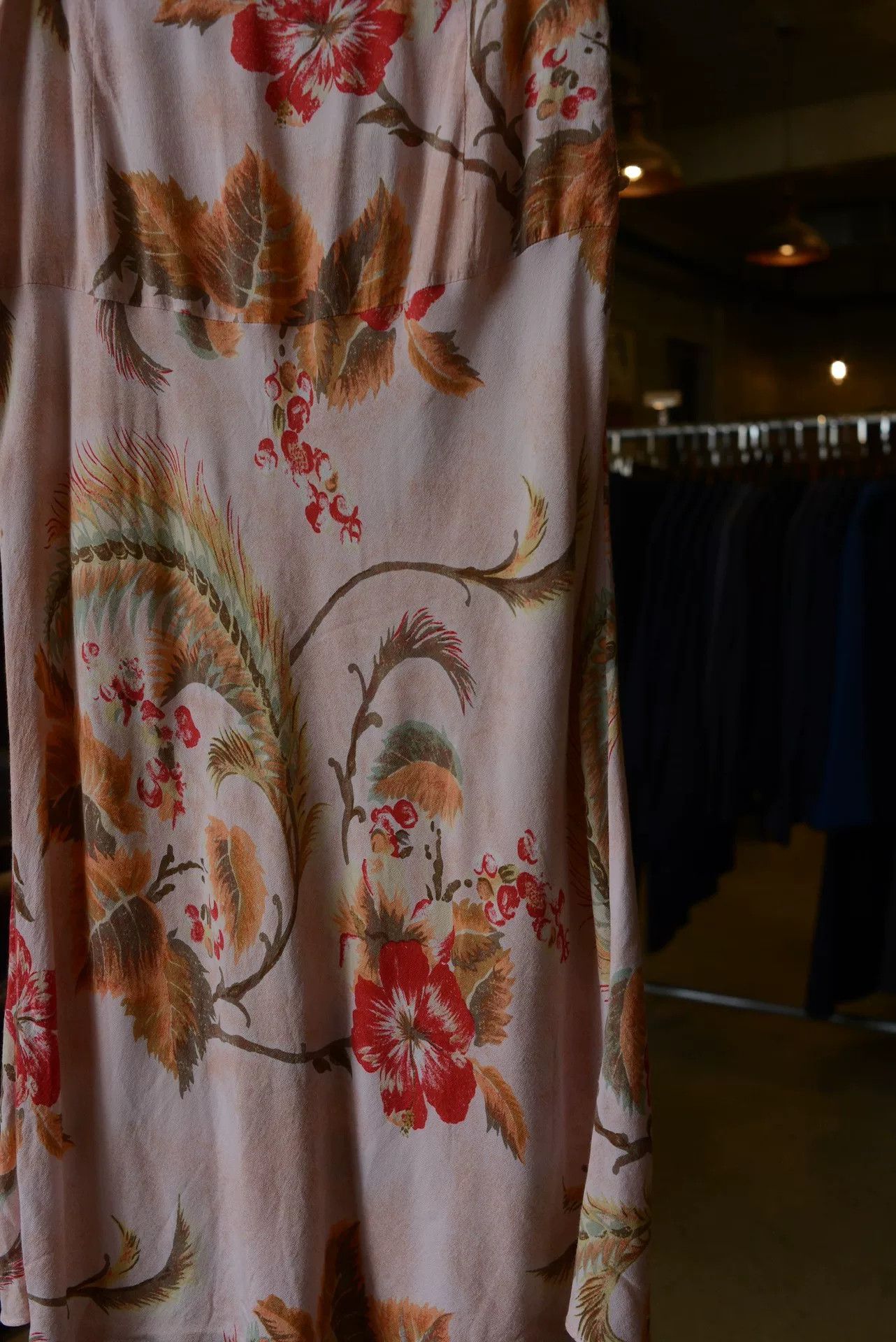 45rpm 45rpm FF Pink Floral Long Dress Size M / US 6-8 / IT 42-44 - 3 Thumbnail