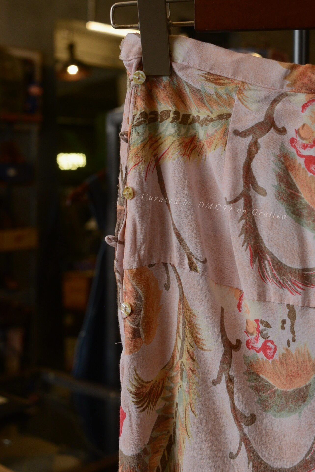 45rpm 45rpm FF Pink Floral Long Dress Size M / US 6-8 / IT 42-44 - 6 Thumbnail