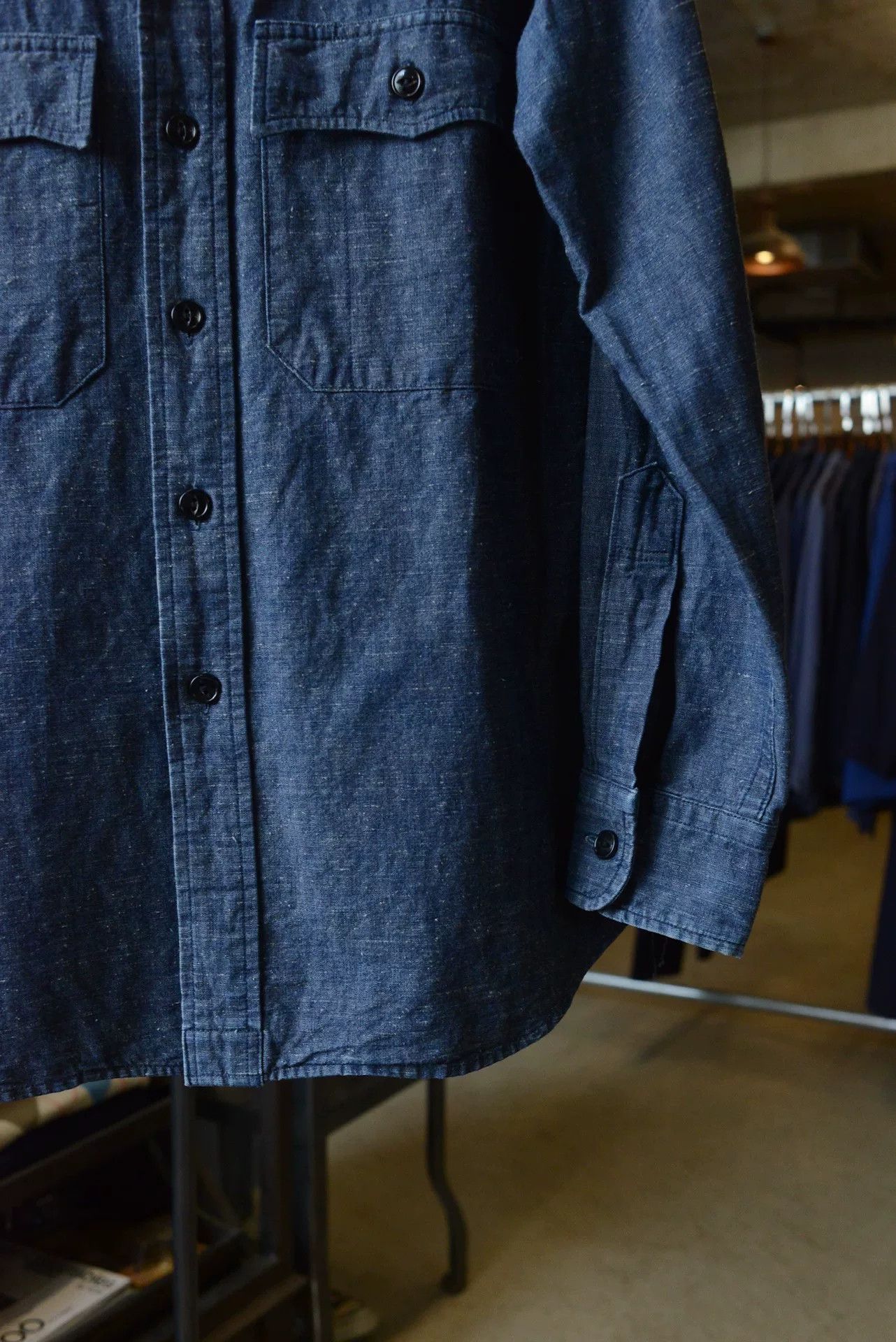 BLACK SIGN Black Sign Made in Japan Denim Shirt Size US M / EU 48-50 / 2 - 4 Thumbnail