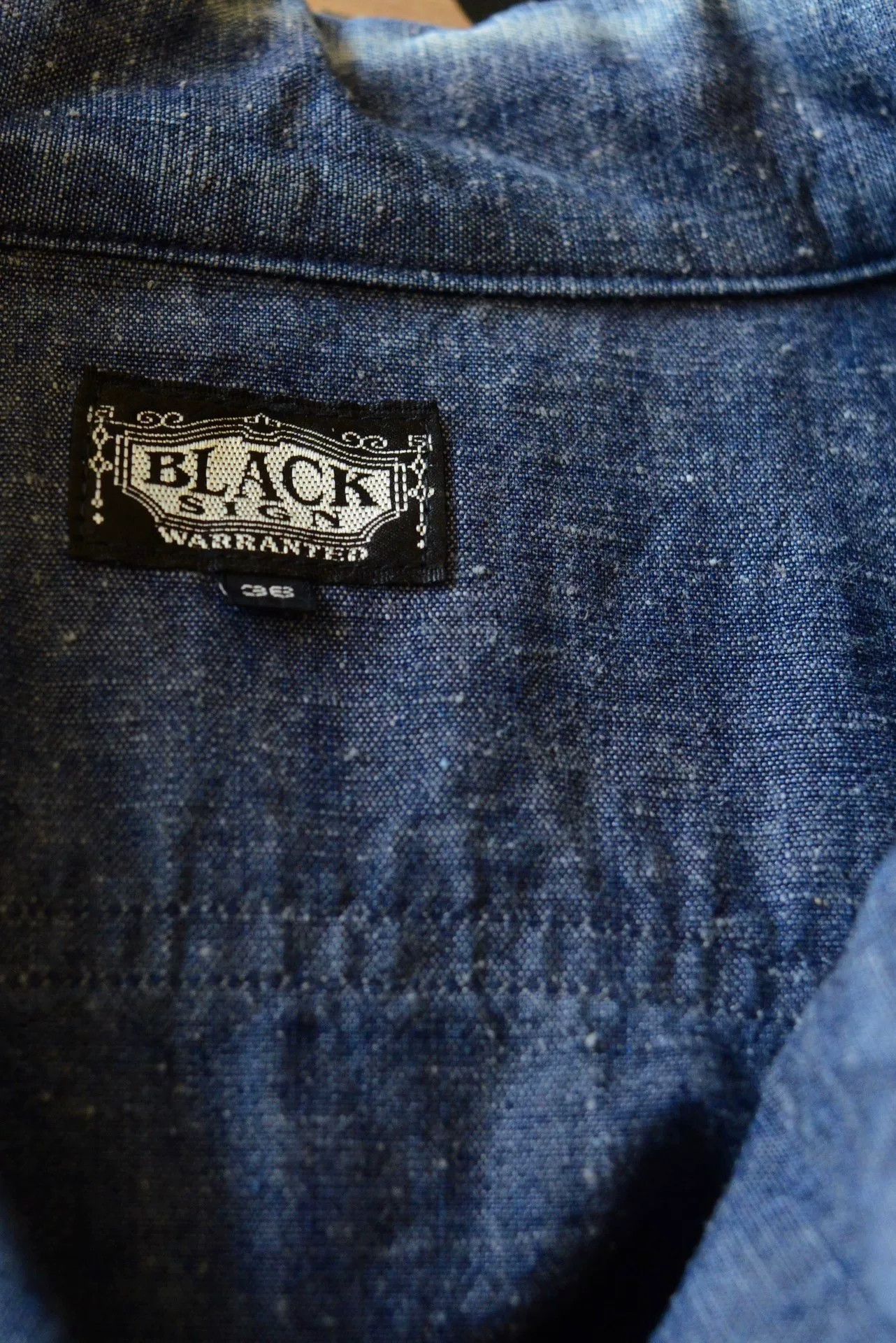 BLACK SIGN Black Sign Made in Japan Denim Shirt Size US M / EU 48-50 / 2 - 8 Thumbnail