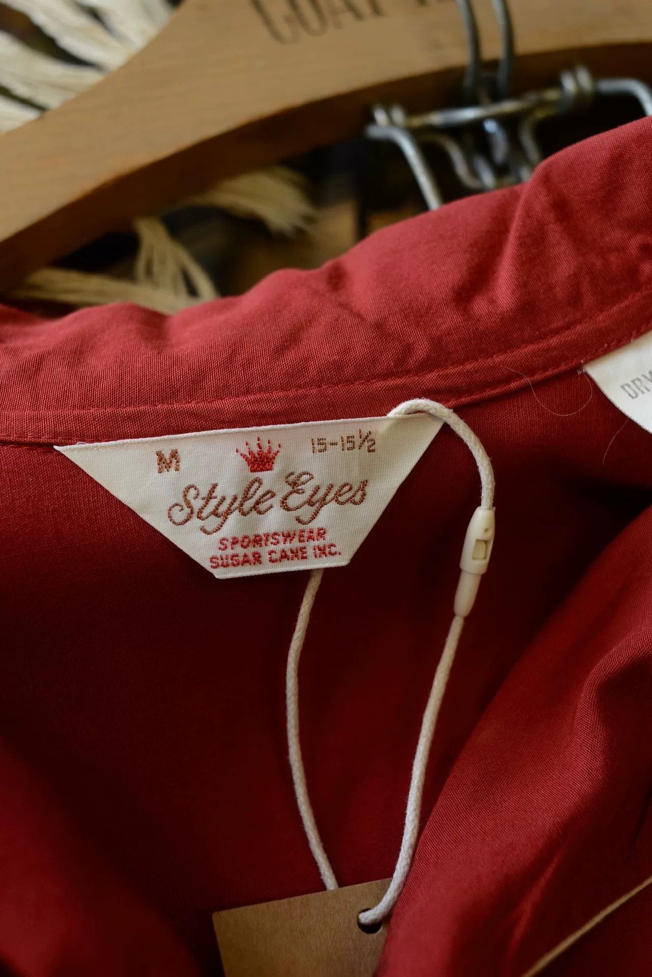 Sugar Cane Style Eyes Embroidered Bowling Shirt Size US M / EU 48-50 / 2 - 9 Thumbnail