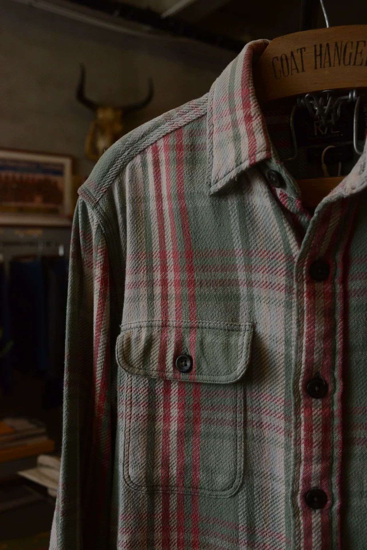 RRL Ralph Lauren RRL Ralph Lauren Plaid Double Pocket Shirt S Size US S / EU 44-46 / 1 - 5 Thumbnail