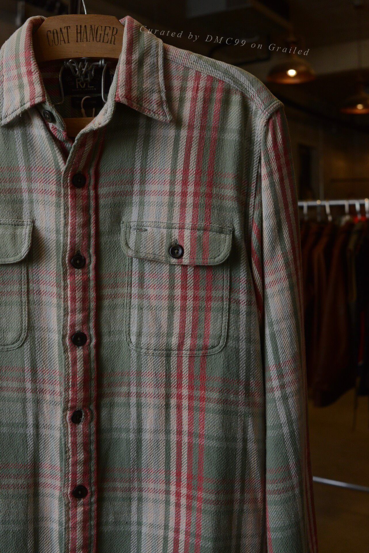 RRL Ralph Lauren RRL Ralph Lauren Plaid Double Pocket Shirt S Size US S / EU 44-46 / 1 - 3 Thumbnail