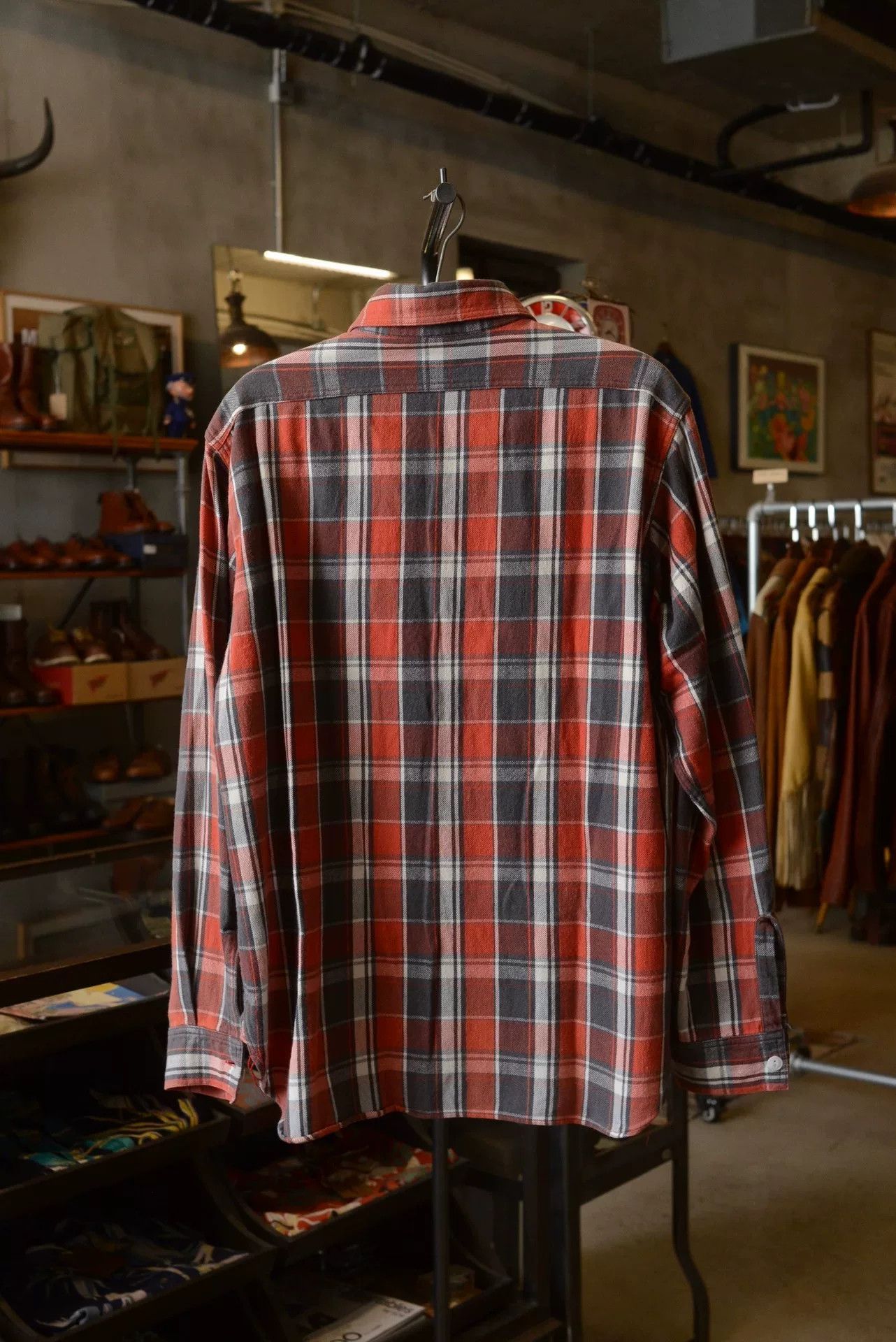 Sugar Cane SugarCane Red Plaid Shirt L Size US L / EU 52-54 / 3 - 5 Thumbnail