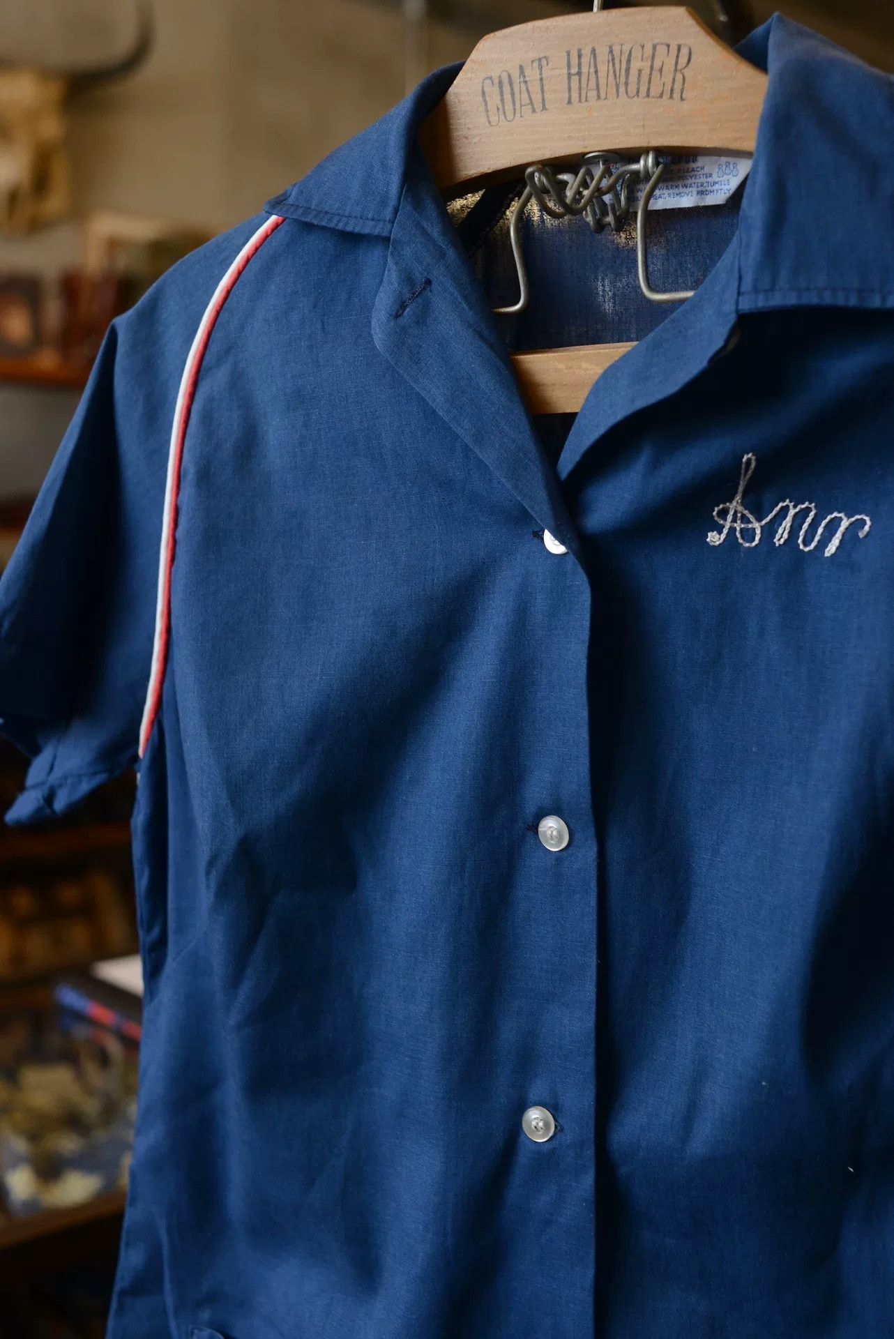 Hiltl Hilton 1950s-1960s Vintage Bowling Shirt Size US M / EU 48-50 / 2 - 5 Thumbnail