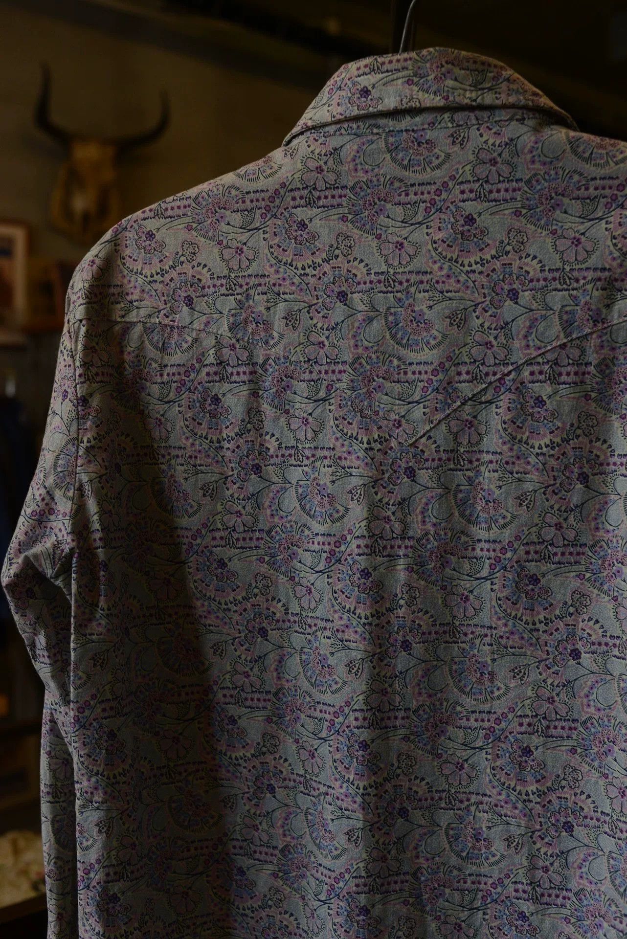 Vintage 1980s American Floral Pearl Button Shirt Size S / US 4 / IT 40 - 5 Thumbnail
