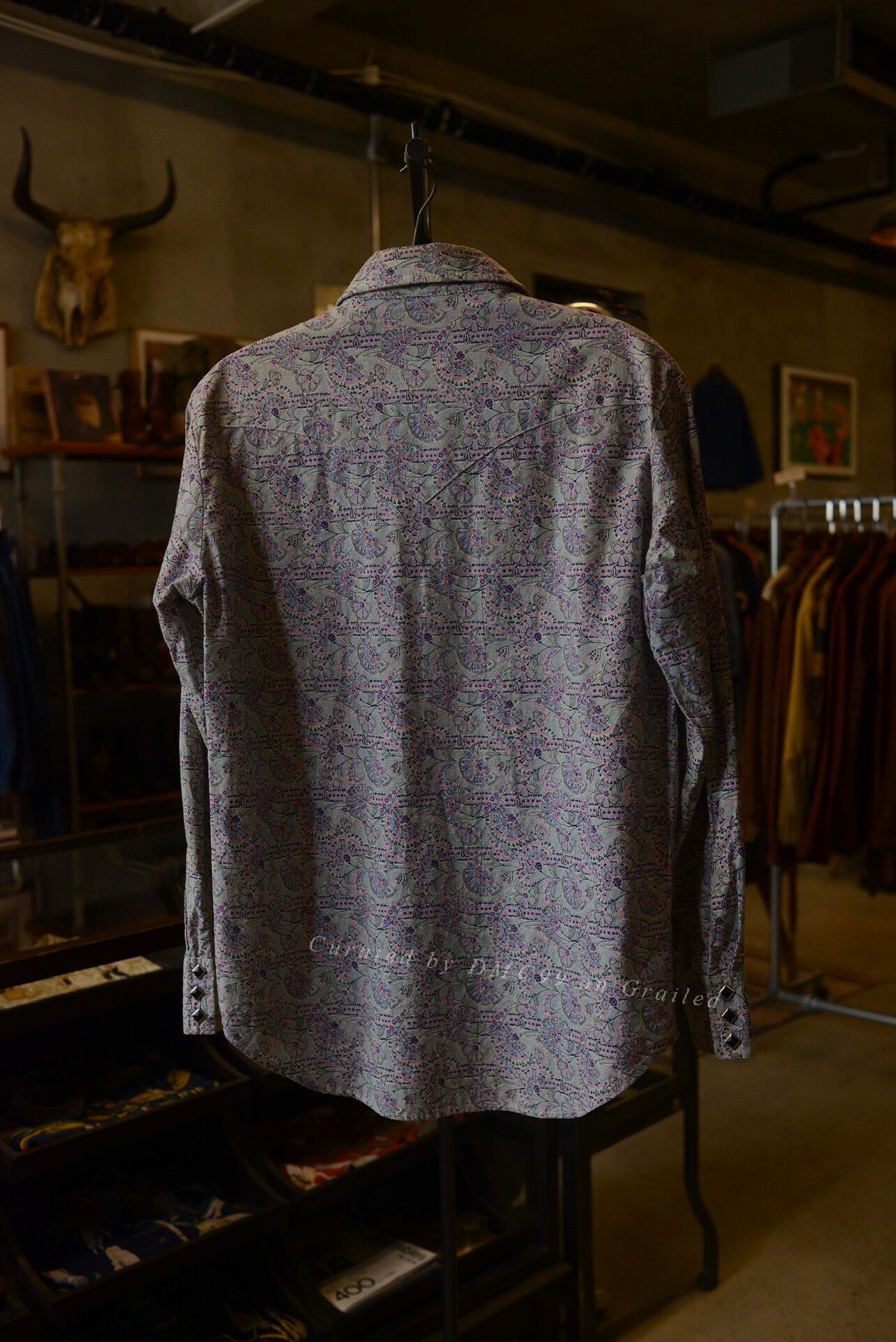 Vintage 1980s American Floral Pearl Button Shirt Size S / US 4 / IT 40 - 4 Thumbnail
