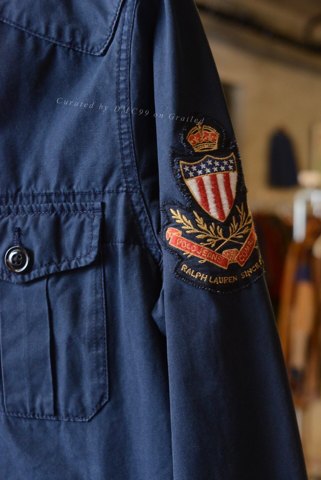 Polo Ralph Lauren POLO Jeans Navy Double Pocket Jacket M Size US M / EU 48-50 / 2 - 3 Thumbnail