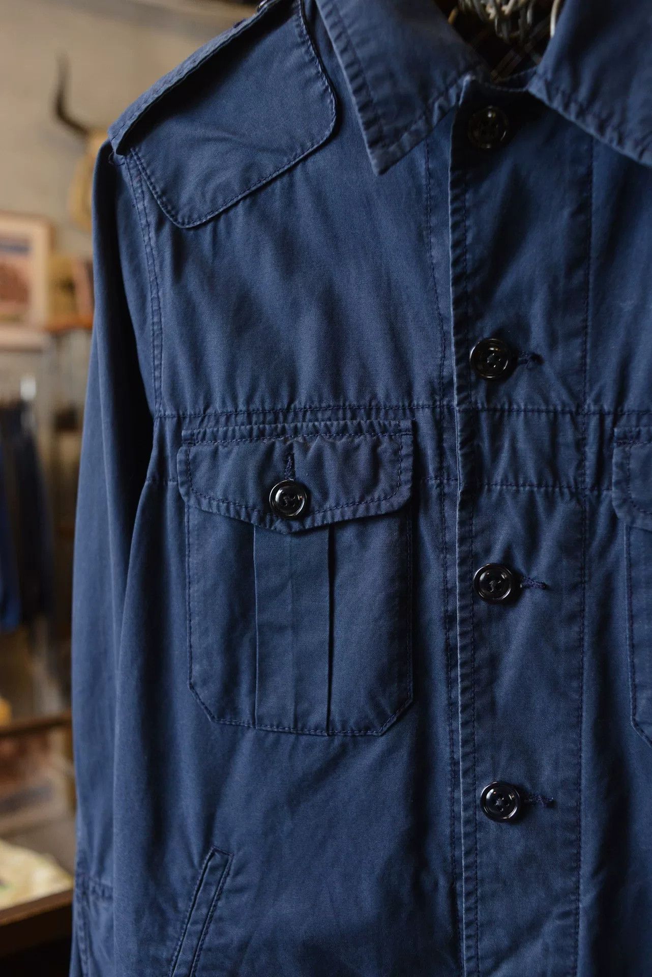 Polo Ralph Lauren POLO Jeans Navy Double Pocket Jacket M Size US M / EU 48-50 / 2 - 4 Thumbnail