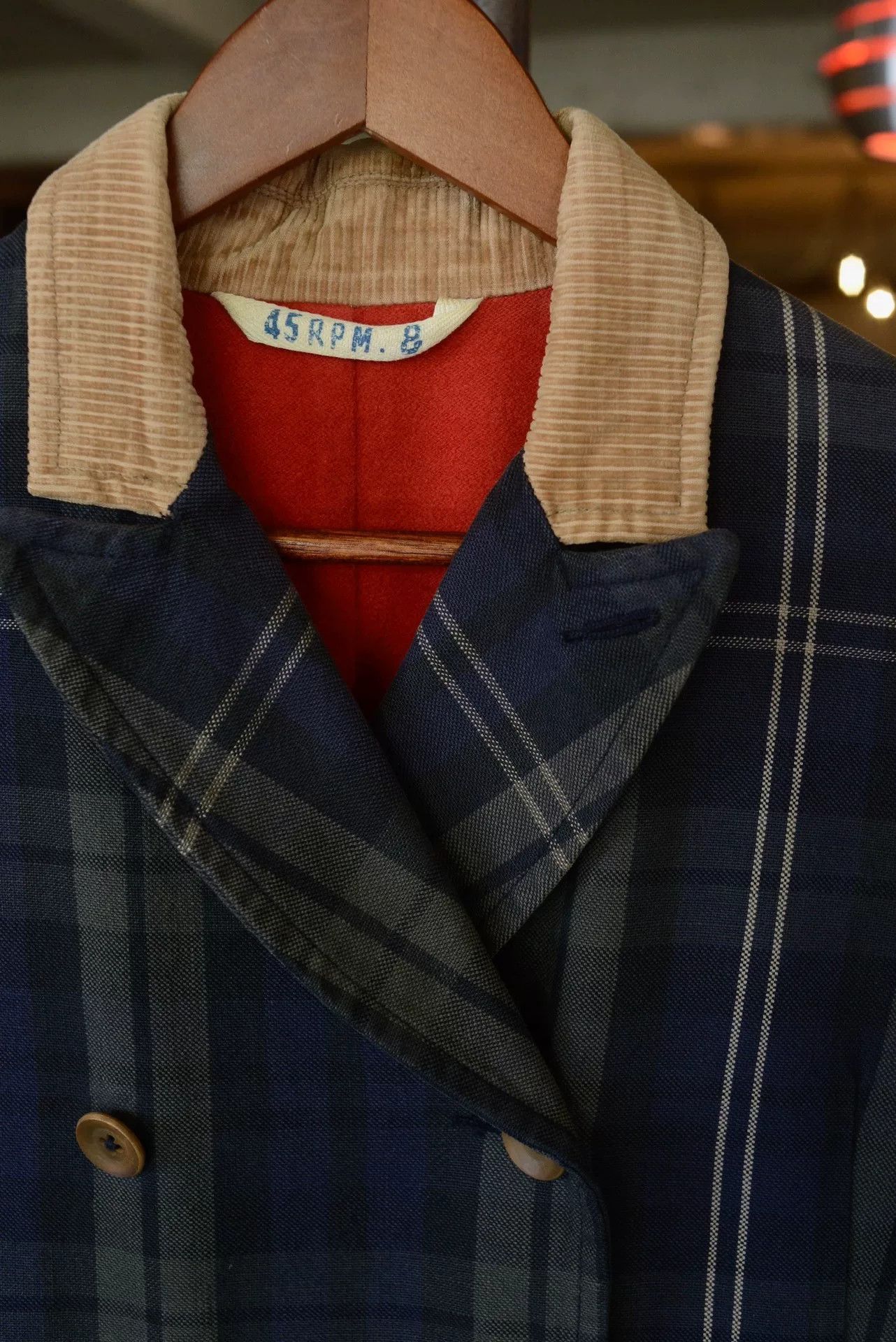 45rpm 45rpm Check Double-Breasted Trench Coat Size US M / EU 48-50 / 2 - 4 Thumbnail