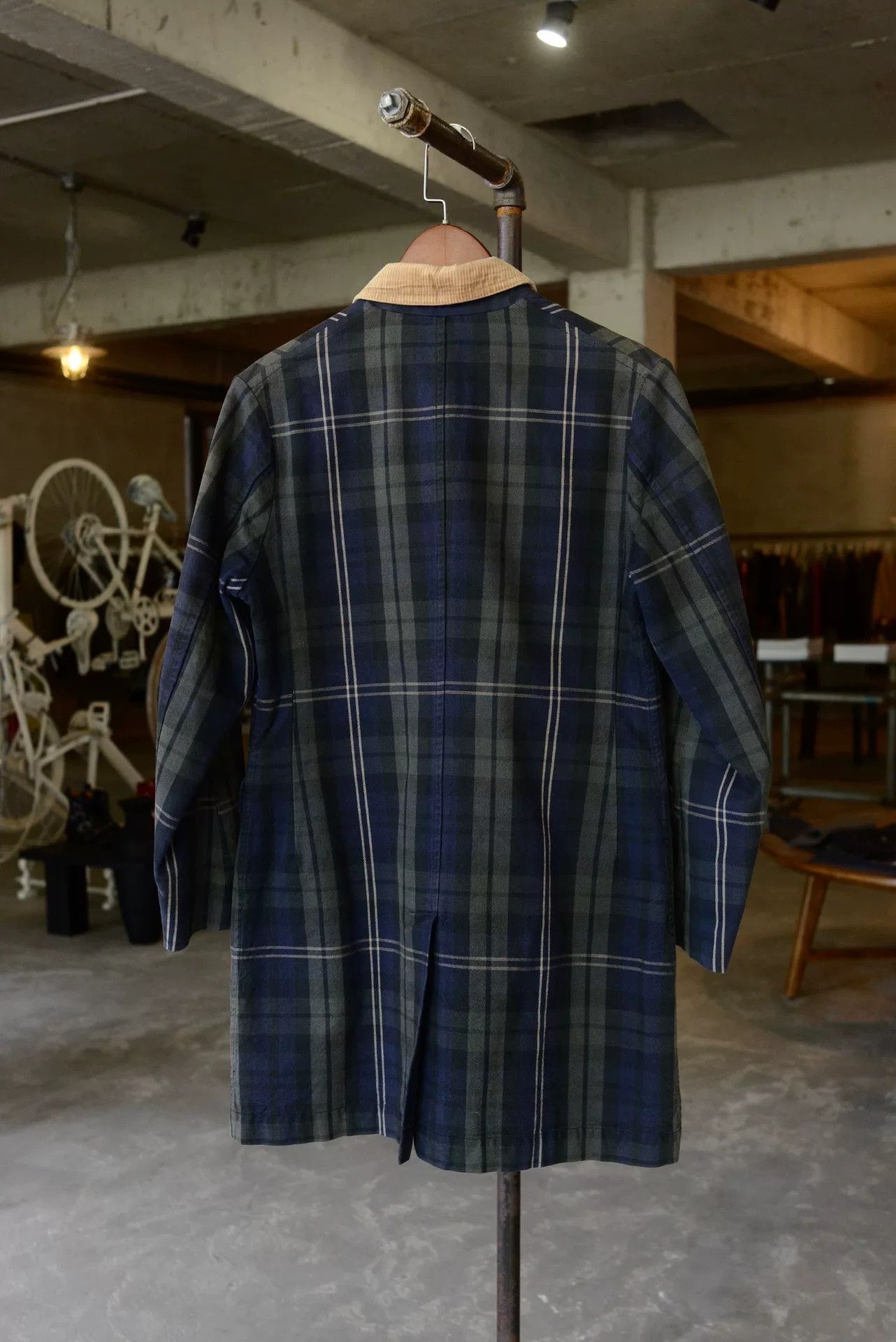 45rpm 45rpm Check Double-Breasted Trench Coat Size US M / EU 48-50 / 2 - 5 Thumbnail