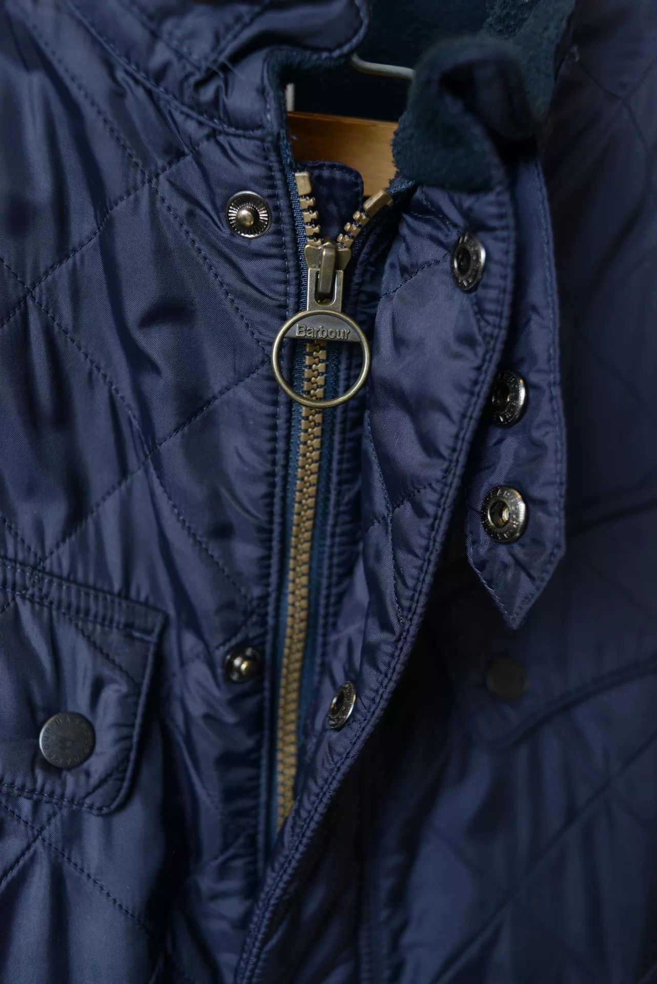 Barbour Barbour International Navy Quilted Jacket Size US M / EU 48-50 / 2 - 6 Thumbnail