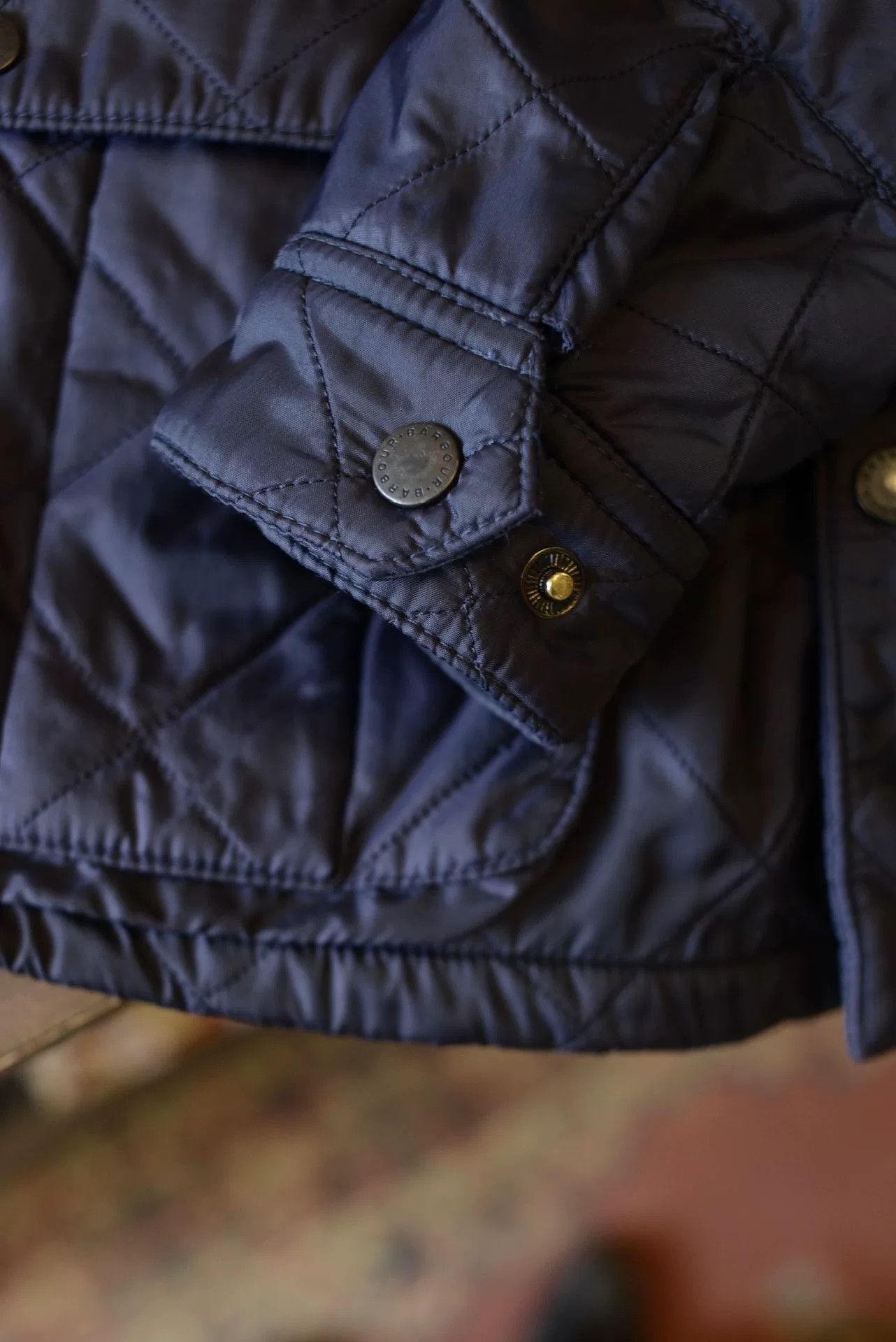 Barbour Barbour International Navy Quilted Jacket Size US M / EU 48-50 / 2 - 8 Thumbnail