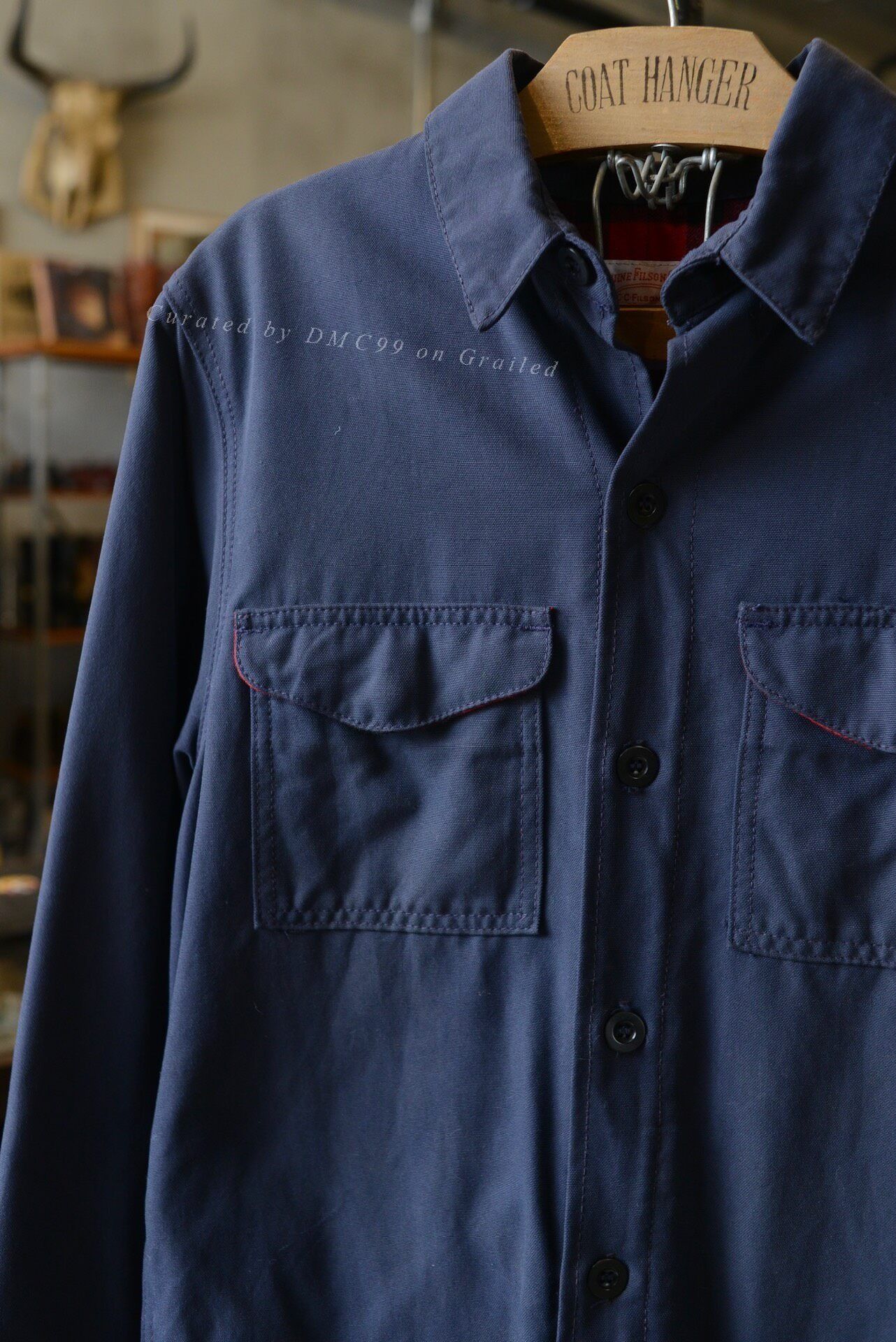 Filson Filson 1990s Navy Double Pocket Jacket Size US S / EU 44-46 / 1 - 2 Thumbnail