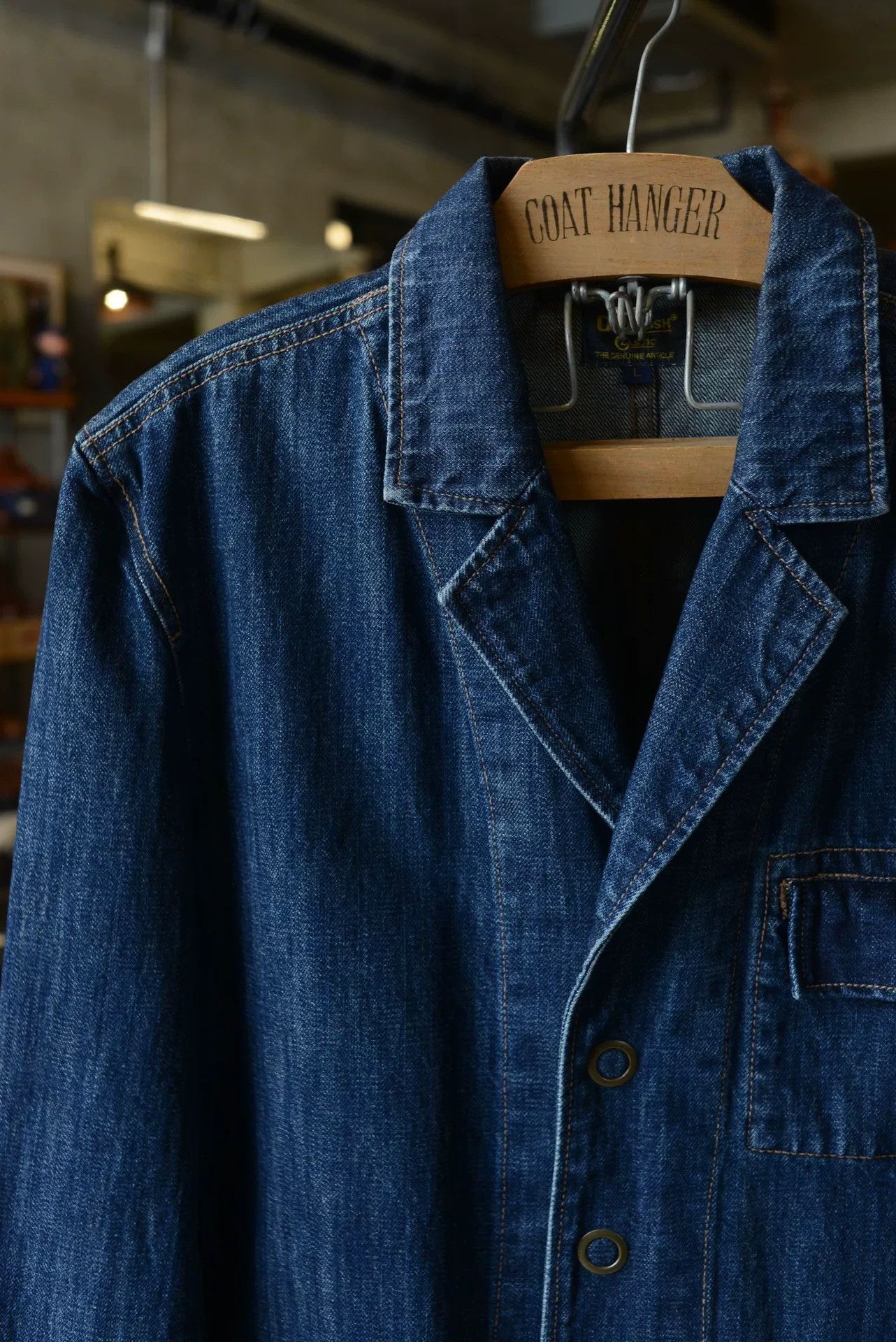 Oshkosh Oshkosh Three-Pocket Denim Blazer Size US L / EU 52-54 / 3 - 5 Thumbnail