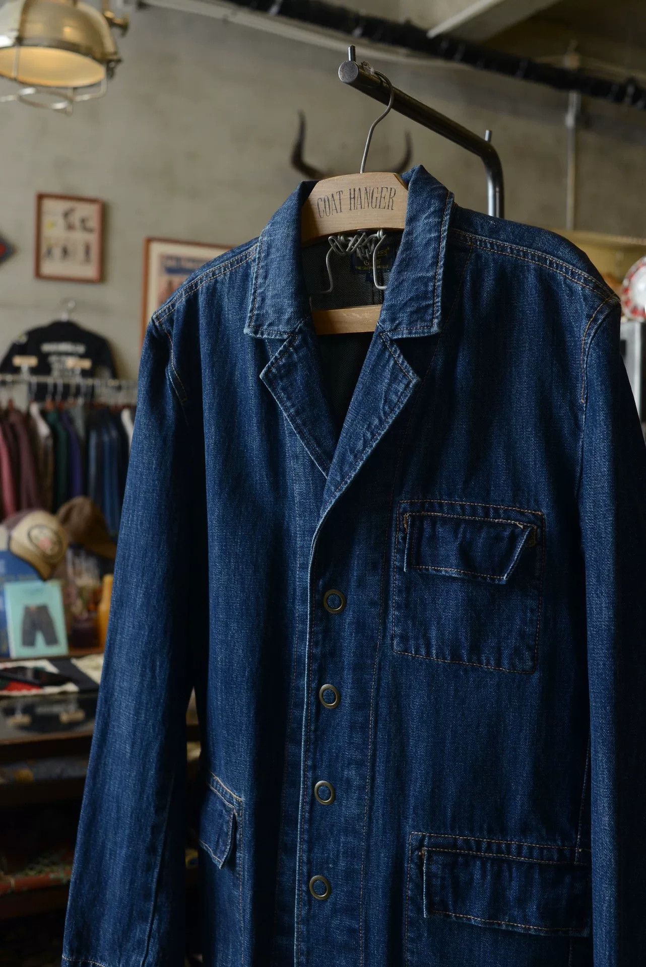 Oshkosh Oshkosh Three-Pocket Denim Blazer Size US L / EU 52-54 / 3 - 6 Thumbnail