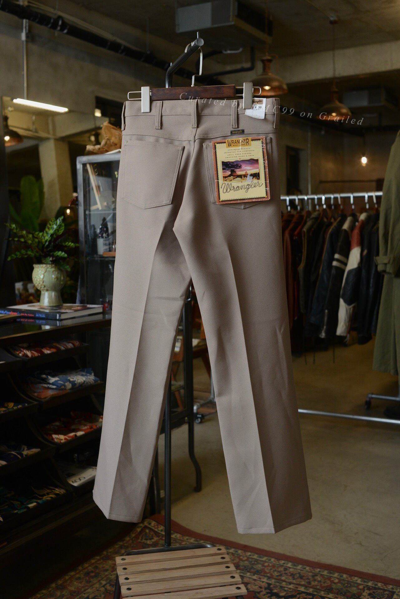 Wrangler Wrangler Oatmeal Straight-Leg Pants Size US 29 - 7 Thumbnail
