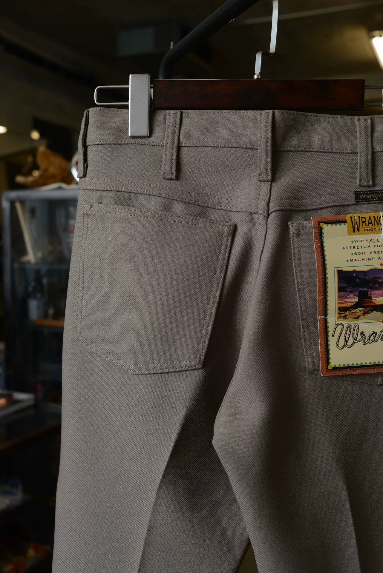 Wrangler Wrangler Oatmeal Straight-Leg Pants Size US 29 - 5 Thumbnail