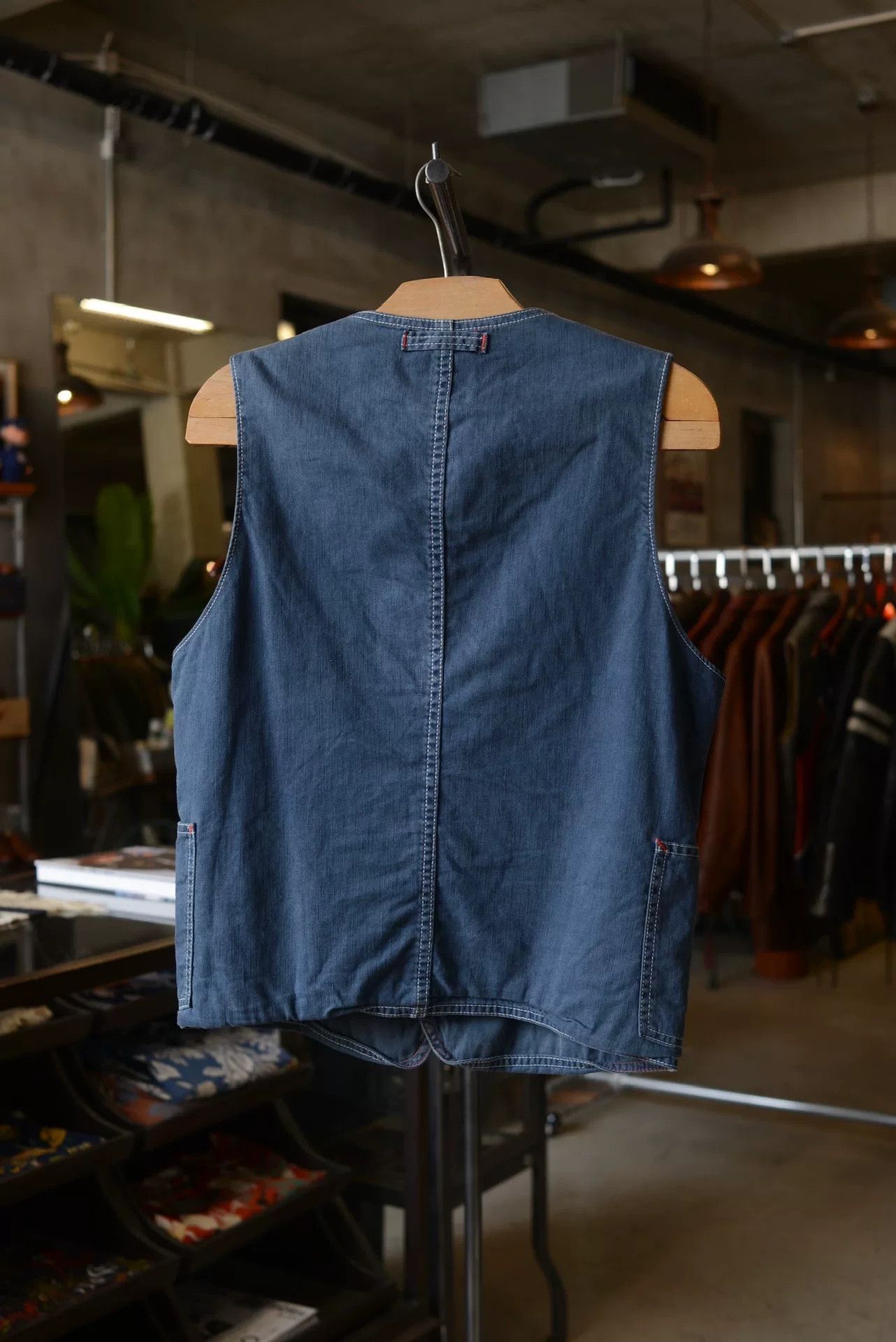 Vintage Vintage Edwin Haze Blue Hunting Vest Size US S / EU 44-46 / 1 - 6 Thumbnail