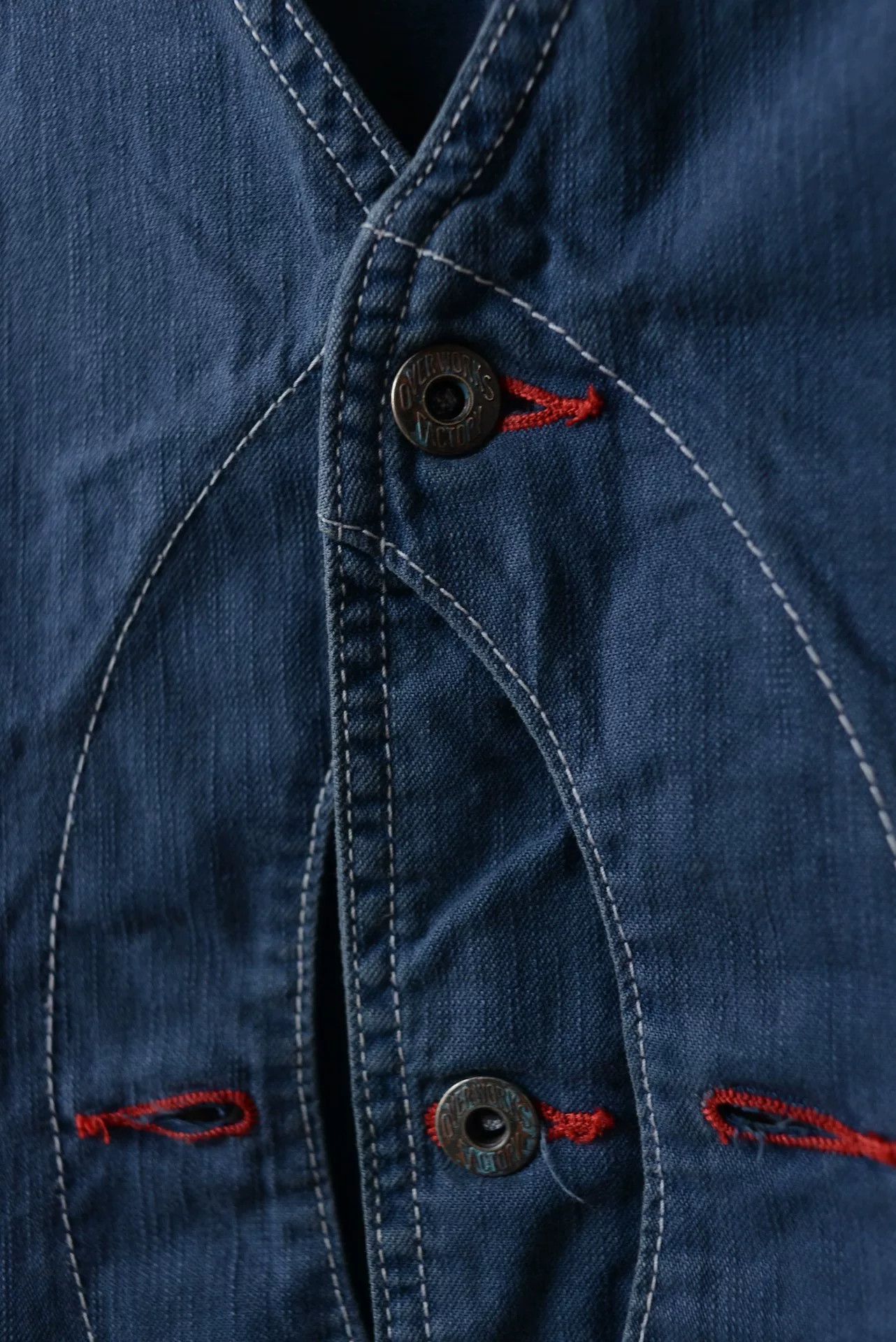 Vintage Vintage Edwin Haze Blue Hunting Vest Size US S / EU 44-46 / 1 - 4 Thumbnail
