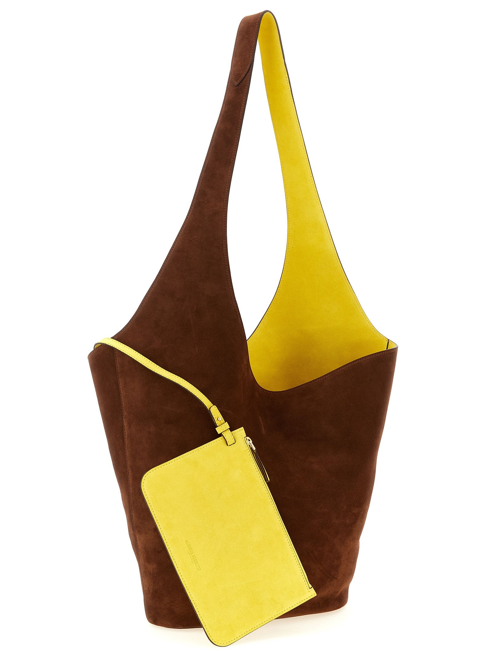 Alberta Ferretti Suede shoulder bag Size ONE SIZE - 3 Thumbnail