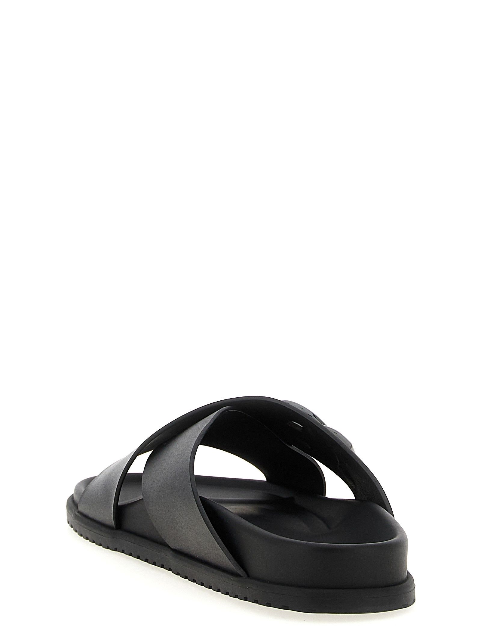 Dolce & Gabbana Leather slides Size US 10 / EU 43 - 3 Thumbnail