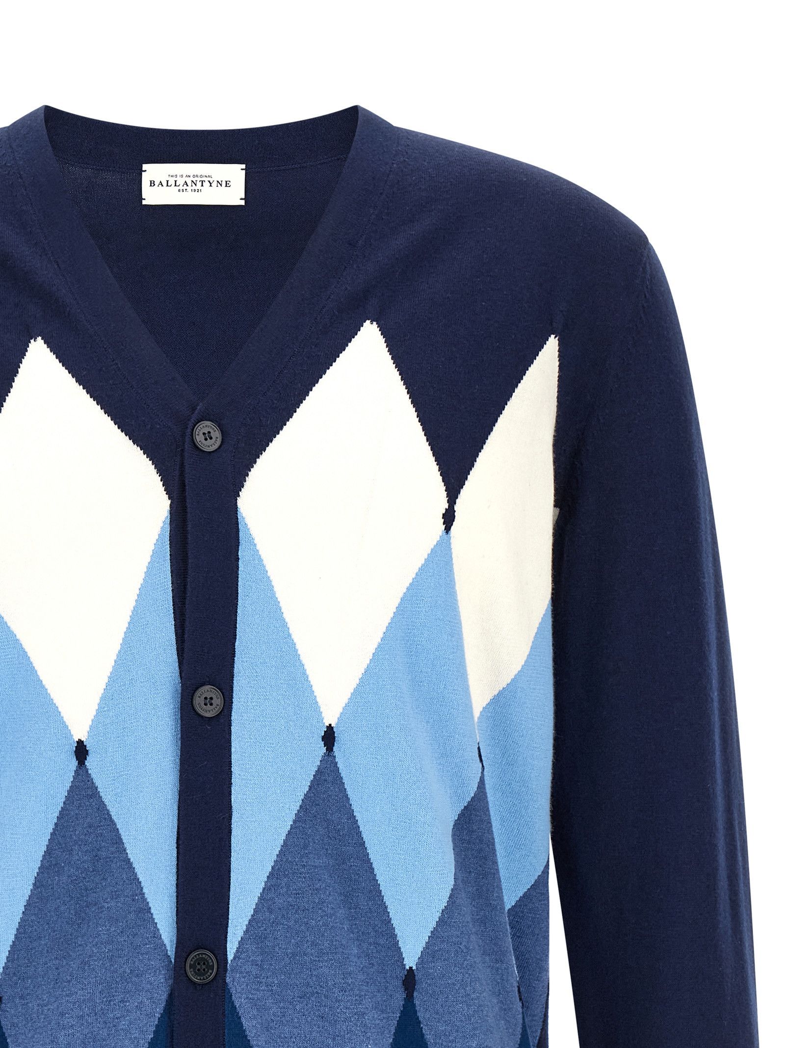 Ballantyne Cardigan Argyle Size US XXL / EU 58 / 5 - 3 Thumbnail