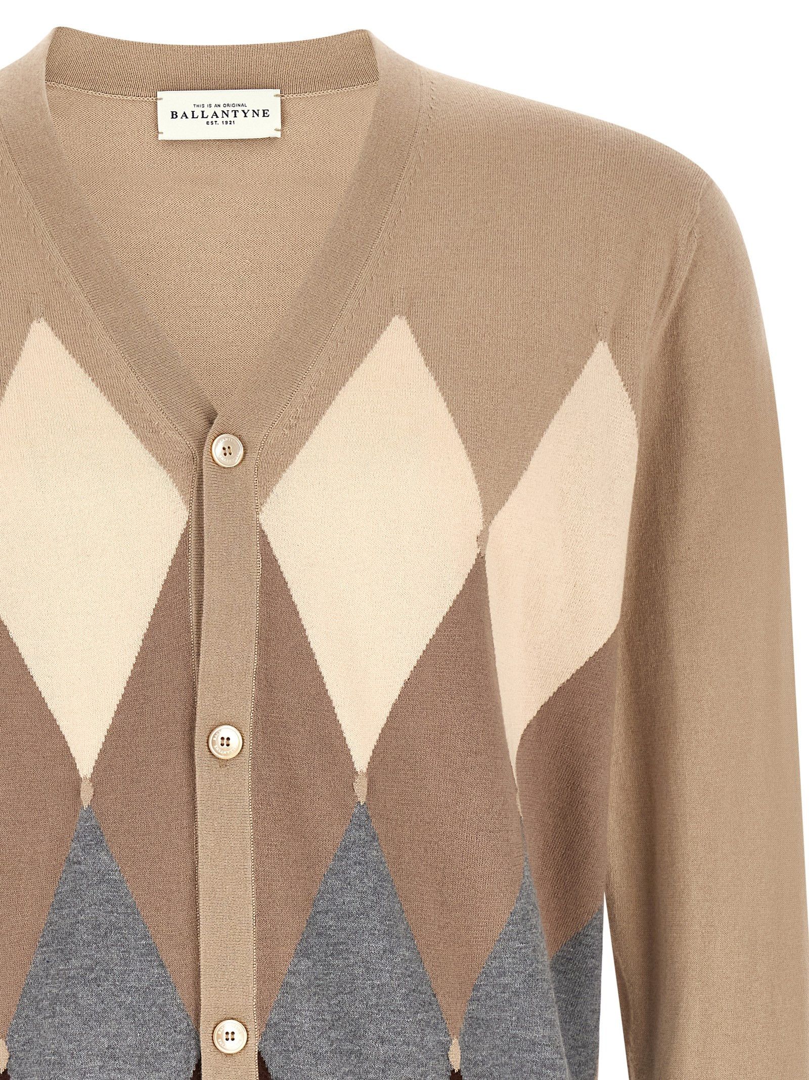 Ballantyne Cardigan Argyle Size US L / EU 52-54 / 3 - 3 Thumbnail