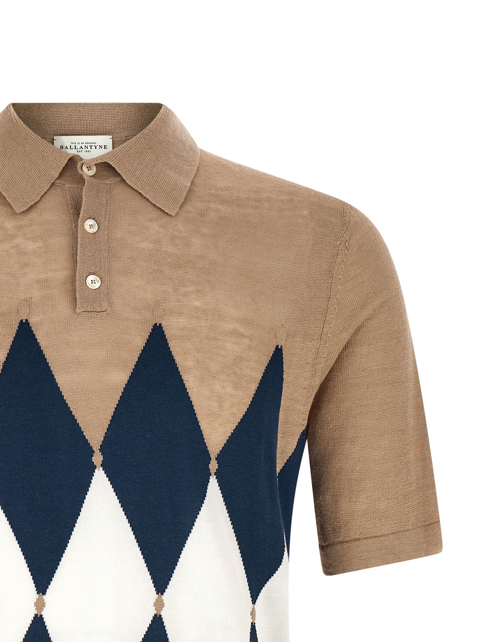 Ballantyne Polo Argyle Size US L / EU 52-54 / 3 - 3 Thumbnail