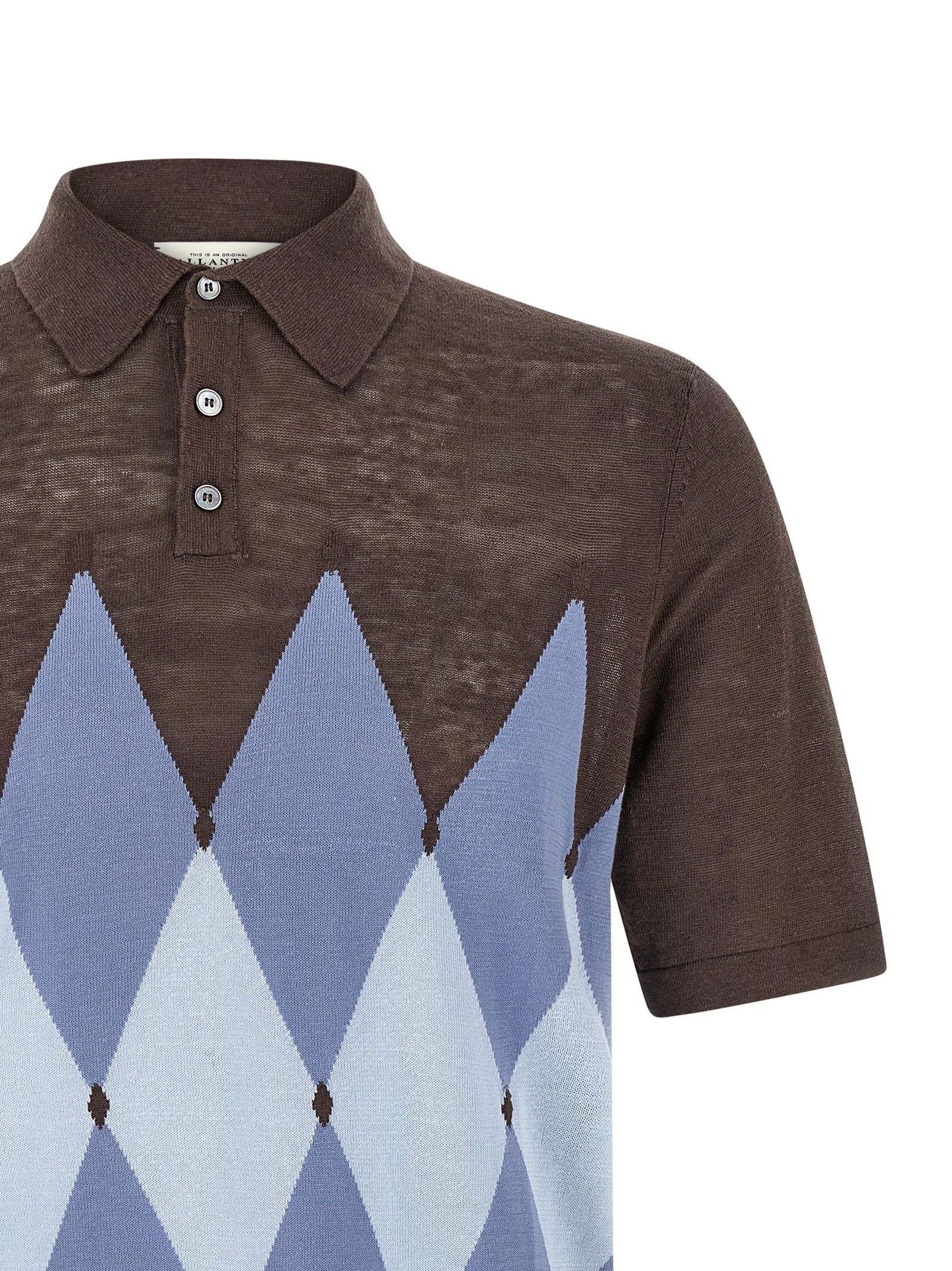 Ballantyne Polo Argyle Size US L / EU 52-54 / 3 - 3 Thumbnail