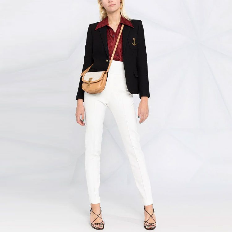Saint Laurent Paris Saint Laurent Anchor Embroidered Blazer Size 34 Size XS / US 0-2 / IT 36-38 - 7 Thumbnail