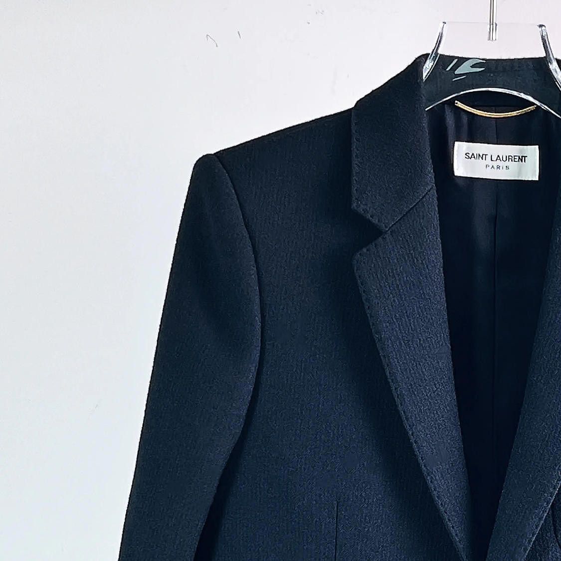 Saint Laurent Paris Saint Laurent Anchor Embroidered Blazer Size 34 Size XS / US 0-2 / IT 36-38 - 5 Thumbnail