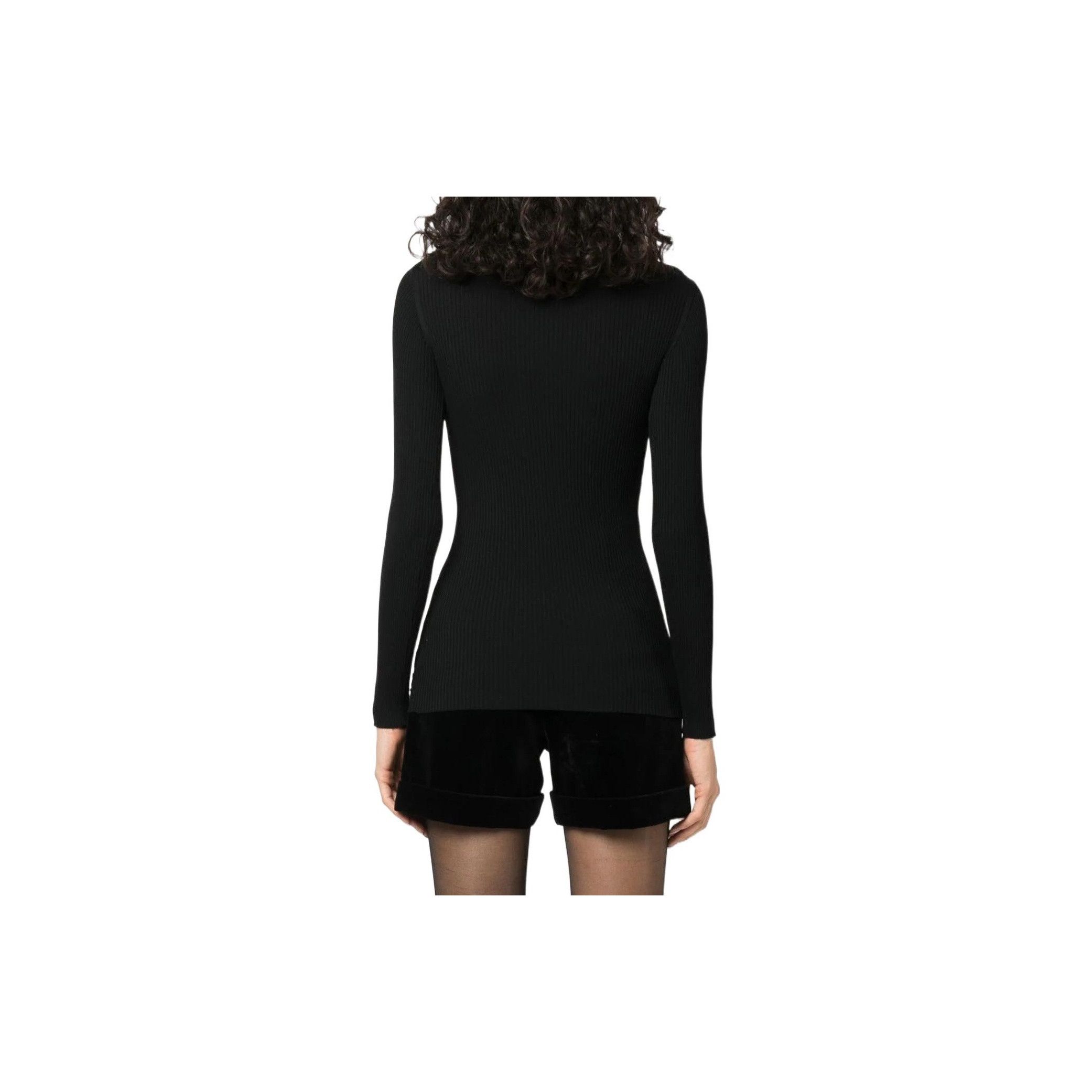 Saint Laurent Paris Saint Laurent Ribbed Collared Sweater Size L Size L / US 10 / IT 46 - 9 Thumbnail