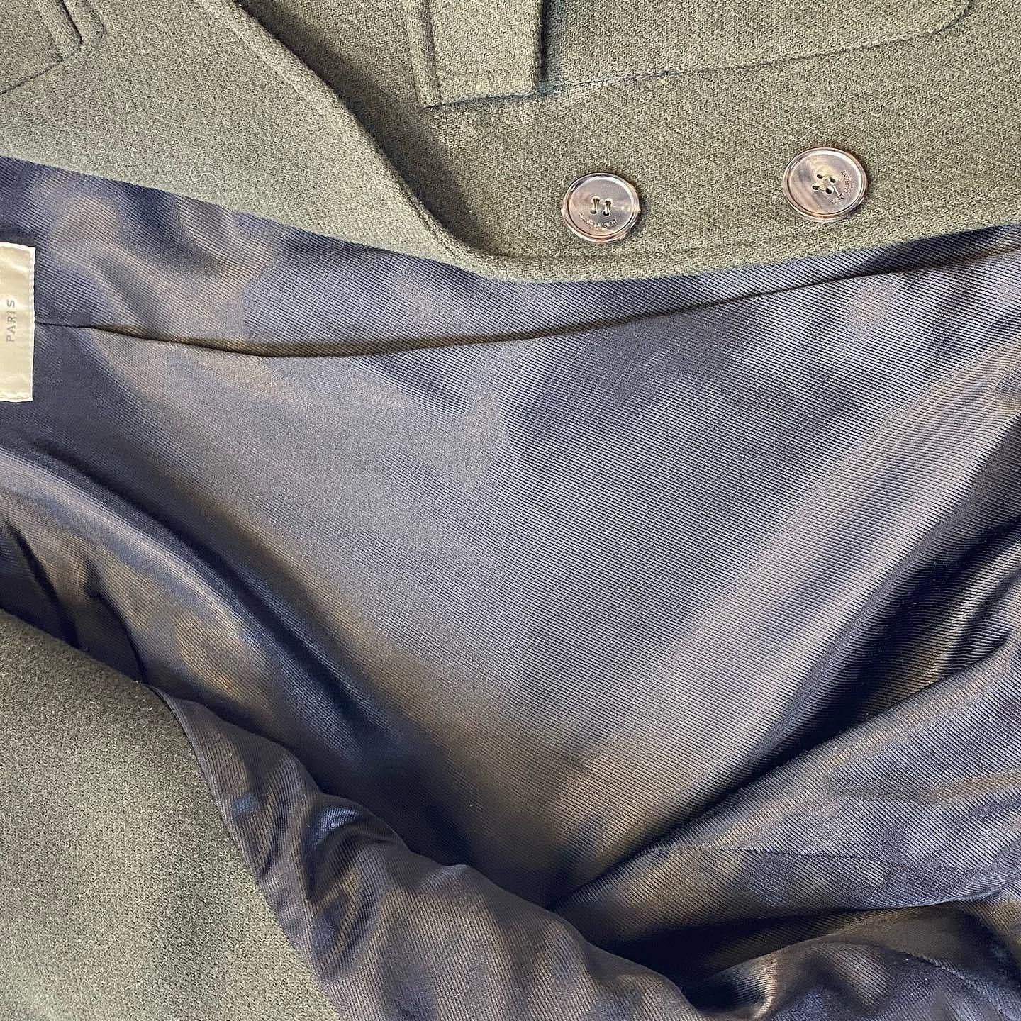 Saint Laurent Paris Saint Laurent Green Wool Jacket F38 Size S / US 4 / IT 40 - 14 Thumbnail
