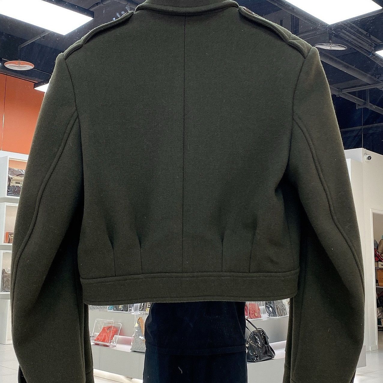 Saint Laurent Paris Saint Laurent Green Wool Jacket F38 Size S / US 4 / IT 40 - 2 Thumbnail