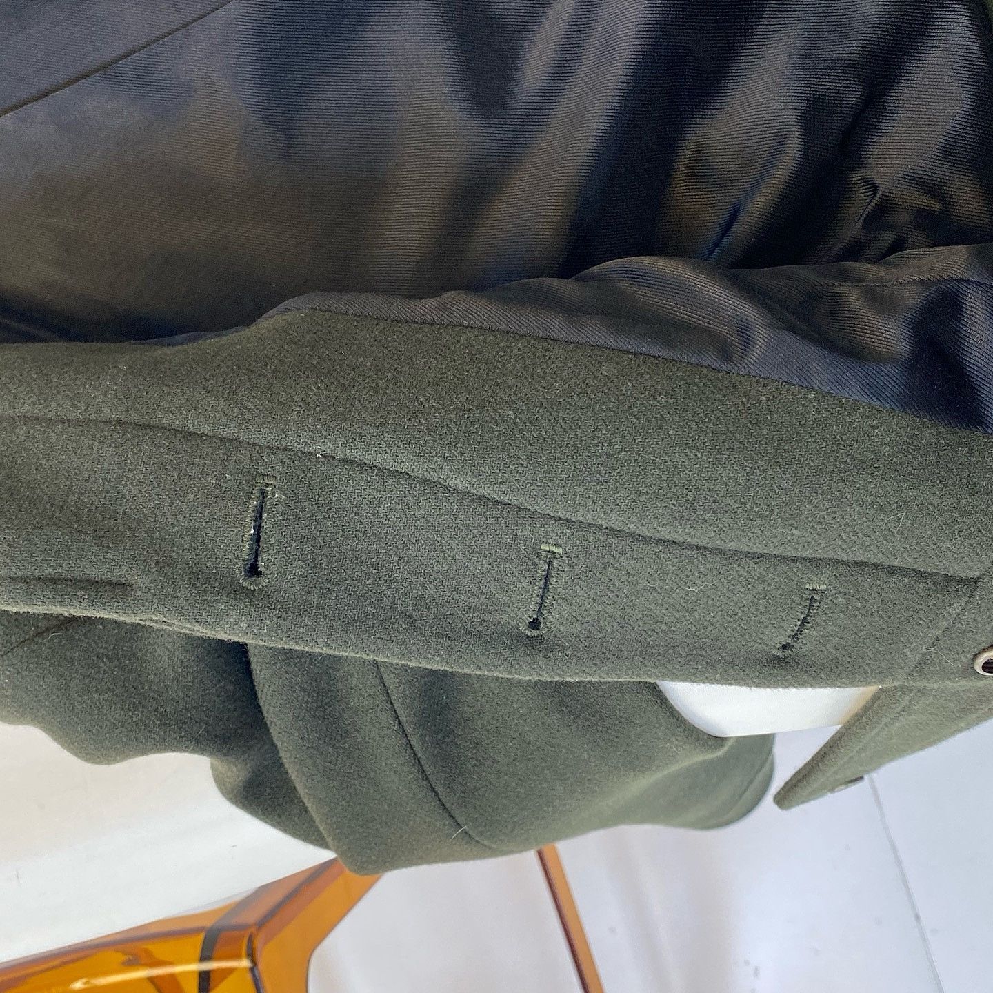 Saint Laurent Paris Saint Laurent Green Wool Jacket F38 Size S / US 4 / IT 40 - 15 Thumbnail