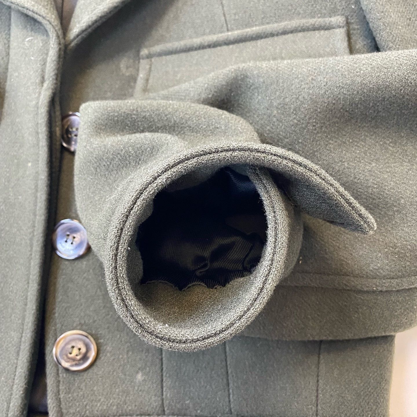 Saint Laurent Paris Saint Laurent Green Wool Jacket F38 Size S / US 4 / IT 40 - 11 Thumbnail