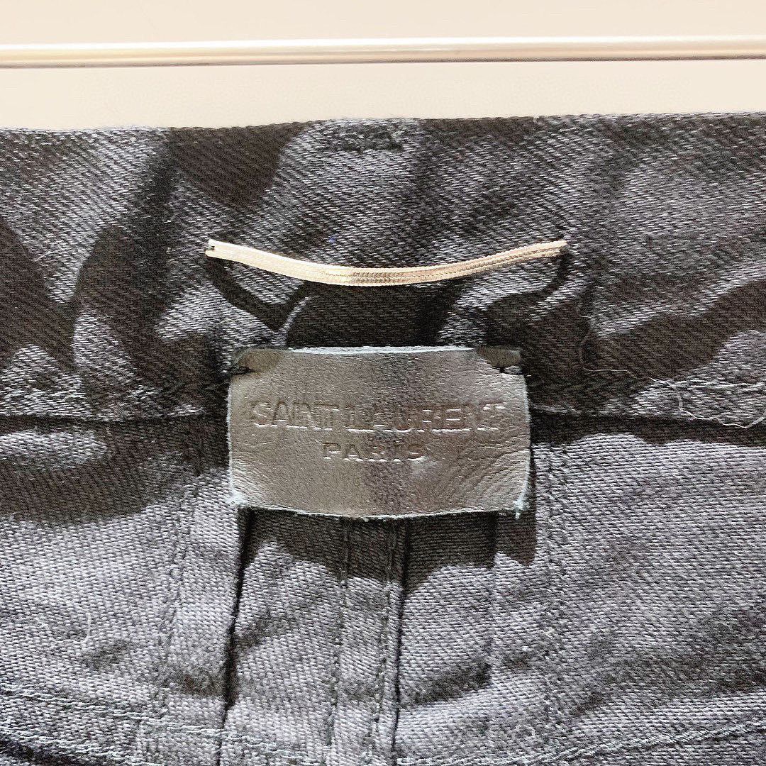 Saint Laurent Paris Saint Laurent D02 Black Denim Jeans Size 28 Size US 28 / EU 44 - 3 Thumbnail