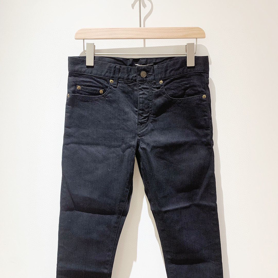 Saint Laurent Paris Saint Laurent D02 Black Denim Jeans Size 28 Size US 28 / EU 44 - 7 Thumbnail